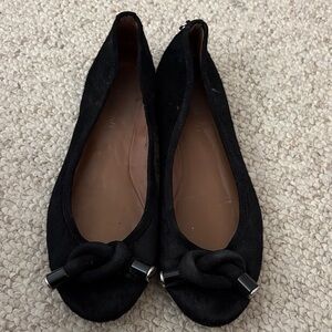 Donald J. Pliner Black Women's Flats with Knot Detail